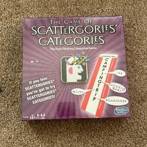 The Game of Scattergories Categories New Sealed